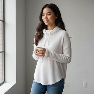 NWOT Ambiance Lightweight Cowl Neck Sweater